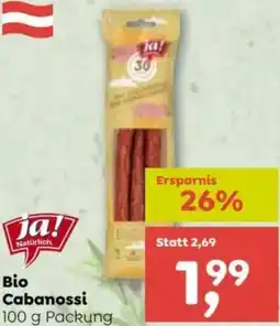 ADEG Bio Cabanossi Angebot