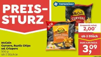 ADEG McCain Curvers, Rustic Chips od. Crispers Angebot