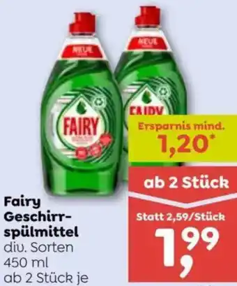 ADEG Fairy Geschirr- spülmittel Angebot