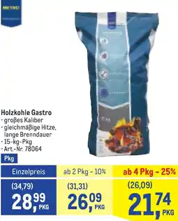 Metro Holzkohle Gastro Angebot