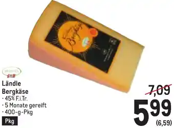 Metro Ländle Bergkäse Angebot