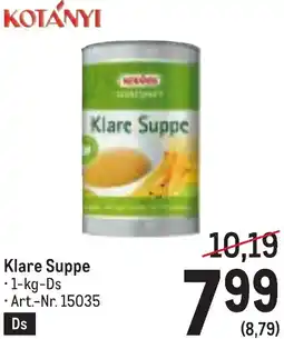 Metro Klare Suppe Angebot