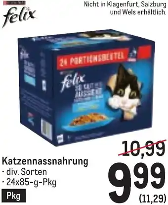 Metro Katzennassnahrung Angebot