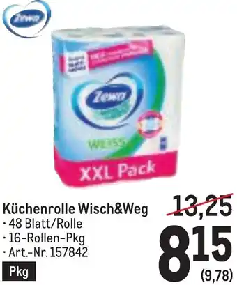 Metro Küchenrolle Wisch&Weg Angebot