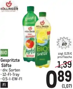 Metro Gespritzte Säfte Angebot