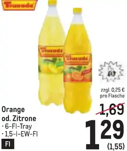 Metro Orange od. Zitrone Angebot