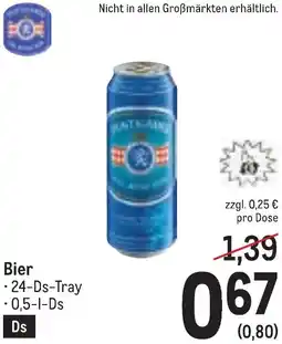 Metro Bier Angebot