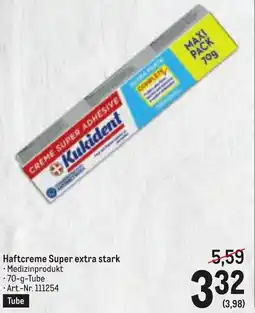 Metro Haftcreme Super extra stark Angebot