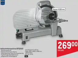 Metro Aufschnittmaschine Angebot