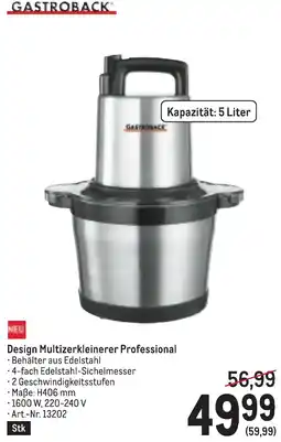 Metro Design Multizerkleinerer Professional Angebot