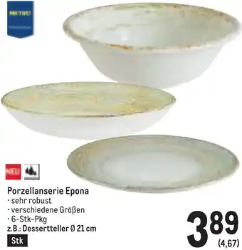 Metro Porzellanserie Epona Angebot