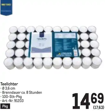 Metro Teelichter Angebot