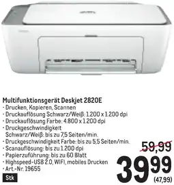 Metro Multifunktionsgerät Deskjet Angebot