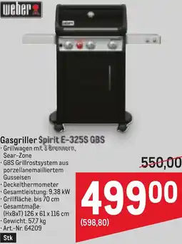 Metro Gasgriller Angebot