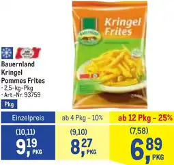 Metro Bauernland Kringel Pommes Frites Angebot