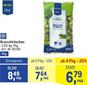 Metro Broccoliröschen Angebot