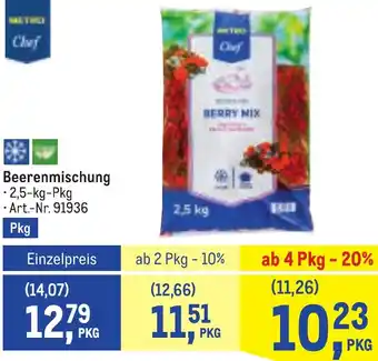 Metro Beerenmischung Angebot