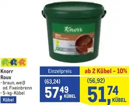 Metro Knorr Roux Angebot