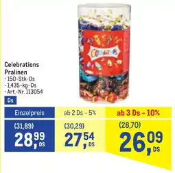 Metro Celebrations Pralinen Angebot