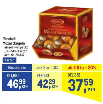 Metro Mirabell Mozartkugeln Angebot