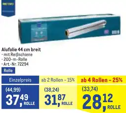 Metro Alufolie Angebot