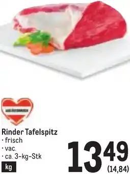 Metro Rinder Tafelspitz Angebot