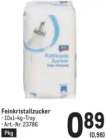 Metro Feinkristallzucker Angebot