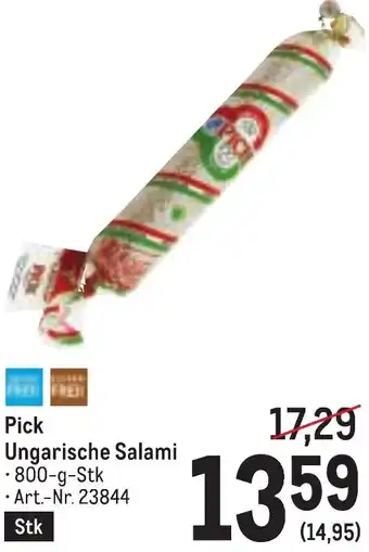 Metro Pick Ungarische Salami Angebot