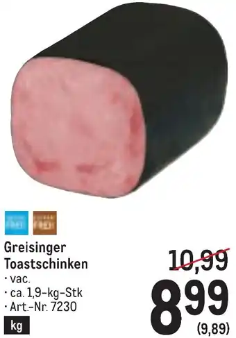 Metro Toastschinken Angebot