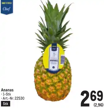 Metro Ananas Angebot