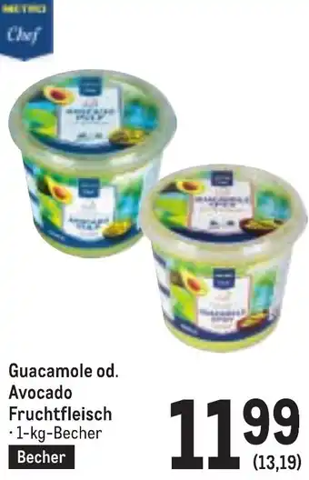 Metro Guacamole od. Avocado Fruchtfleisch Angebot