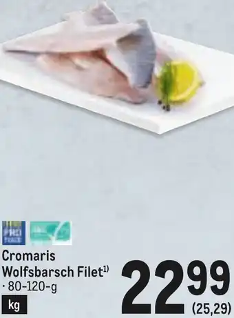 Metro Cromaris Wolfsbarsch Filet Angebot