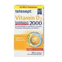 Bipa Vitamin D3 Nahrungsergänzungsmittel Mini-Tabletten BIPA Angebot