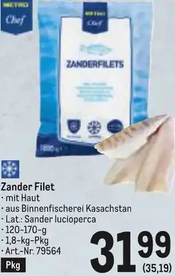 Metro Zander Filet Angebot