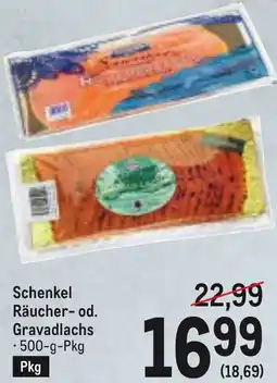 Metro Schenkel Räucher- od. Gravadlachs Angebot