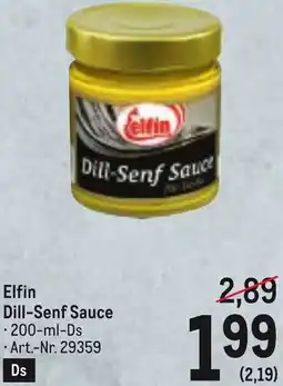 Metro Dill-Senf Sauce Angebot