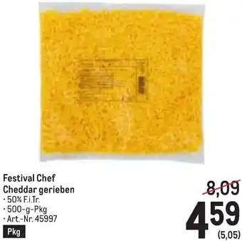 Metro Festival Chef Cheddar gerieben Angebot