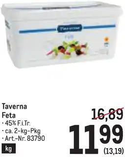 Metro Taverna Feta Angebot