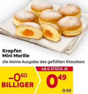 Billa Krapfen Mini Marille Angebot