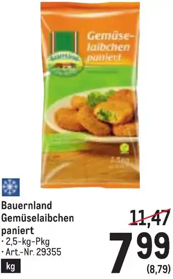 Metro Gemüselaibchen paniert Angebot