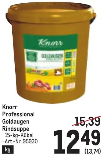 Metro ProfessionaGoldaugen Rindsuppe Angebot