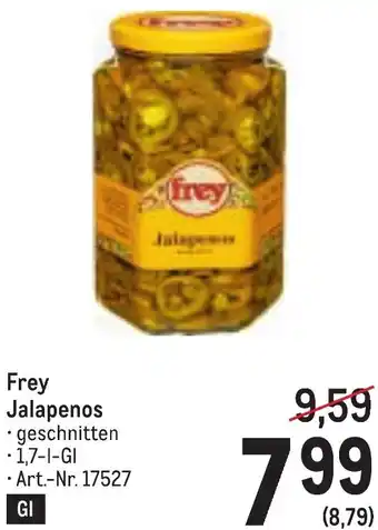 Metro Frey Jalapenos Angebot