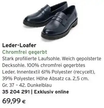 Tchibo Eduscho Leder-Loafer Angebot