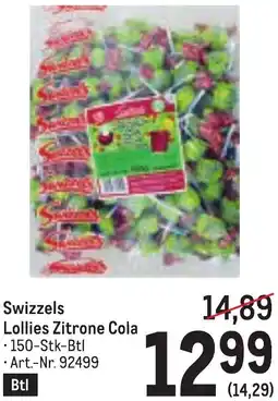 Metro Lollies Zitrone Cola Angebot