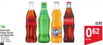 Metro Coca Cola Fanta, Sprite od. Mezzo Mix Angebot