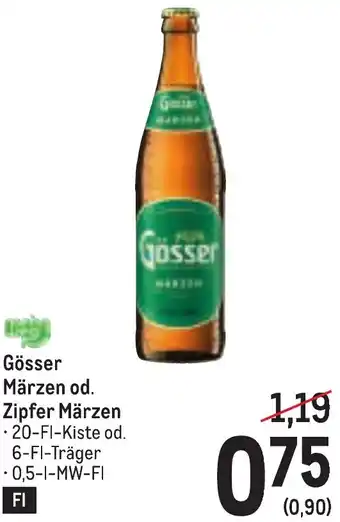 Metro Gösser Märzen od. Zipfer Märzen Angebot