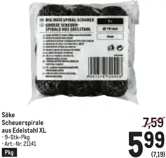 Metro Scheuerspirale aus Edelstahl Angebot