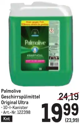 Metro Geschirrspülmittel Original Ultra Angebot