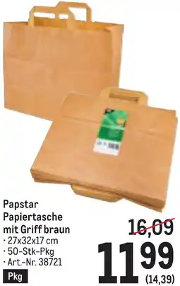 Metro Papstar Papiertasche Angebot