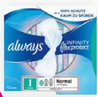 Bipa Always Infinity Flexprotect Binden Angebot